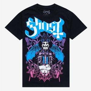 Ghost Papa‎ Emeritus IV Bag Wings Boyfriend T-Shirt Hot Topic Nameless Ghoul